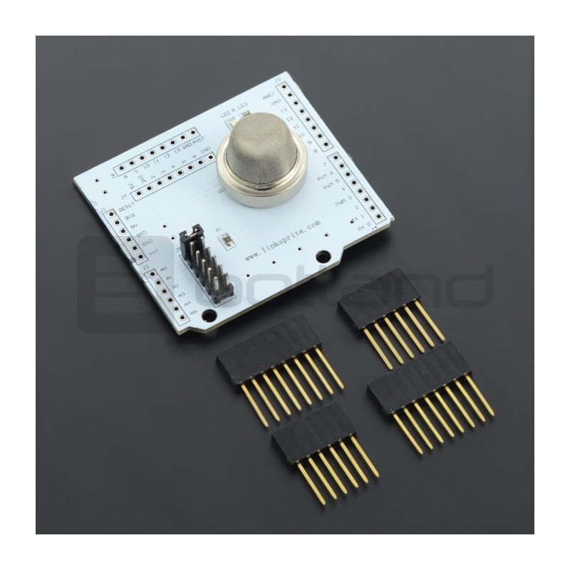 LinkSprite - MQ-2 Smoke Detector Shield - detektor kouře pro Arduino