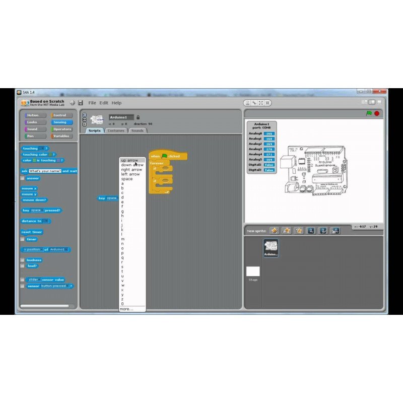 LinkSprite - Learning Kit for Scratch - kit pro Arduino / pcDuino