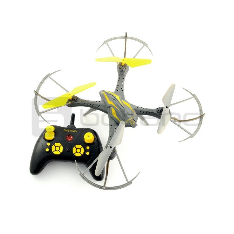 Dronový quadrocopter OverMax X-Bee dron 2,4 2,4 GHz s HD kamerou - 32 cm + další baterie