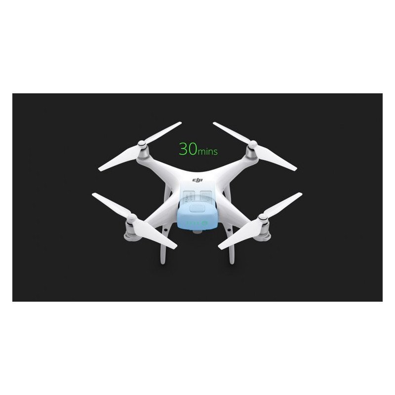 Quadrocopter Drone DJI Phantom 4 Pro s 3D Gimbal a 4K UHD kamerou + nabíjecím rozbočovačem