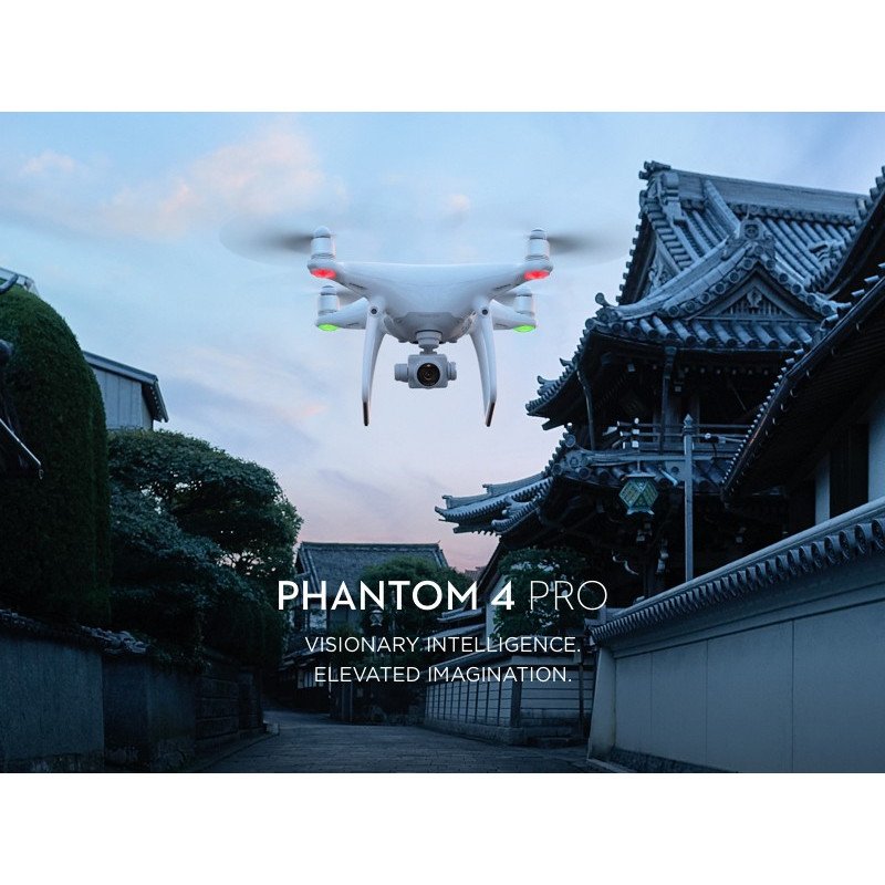 DJI Phantom 4 Advanced + quadrocopter dron s 3D kardanem a 4K UHD kamerou + 5,5 '' monitor