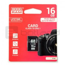 Paměťová karta Goodram SD 16 GB 60 MB / s třída 10