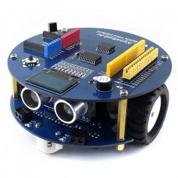 AlphaBot2 - Ar Acce Pack - dvoukolová robotická platforma se senzory a DC pohonem a OLED displejem