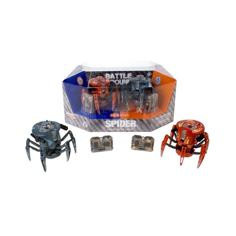 Laserový střet Hexbug robotů - Spider 2.0 - 2ks.