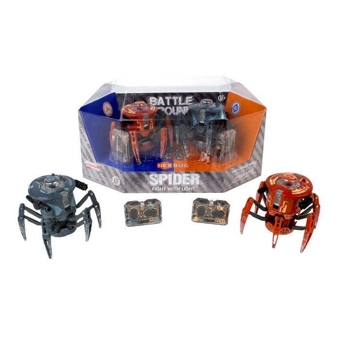 Laserový střet Hexbug robotů - Spider 2.0 - 2ks.