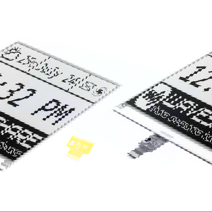 Waveshare E-paper E-Ink 7,5'' 640x384px – displej s překrytím HAT