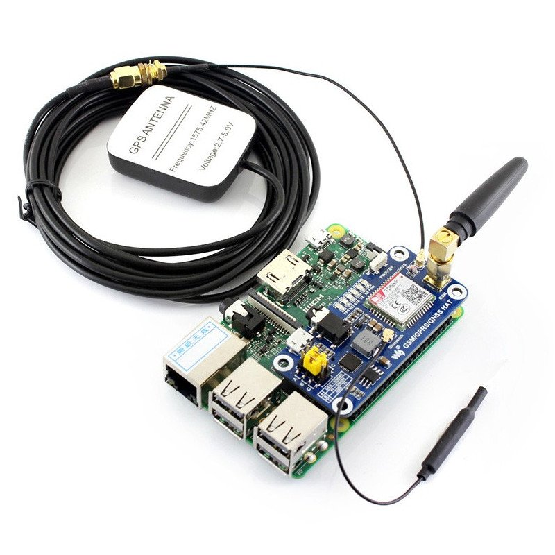 Štít HAT GSM / GPRS / GNSS / Bluetooth pro Raspberry Pi