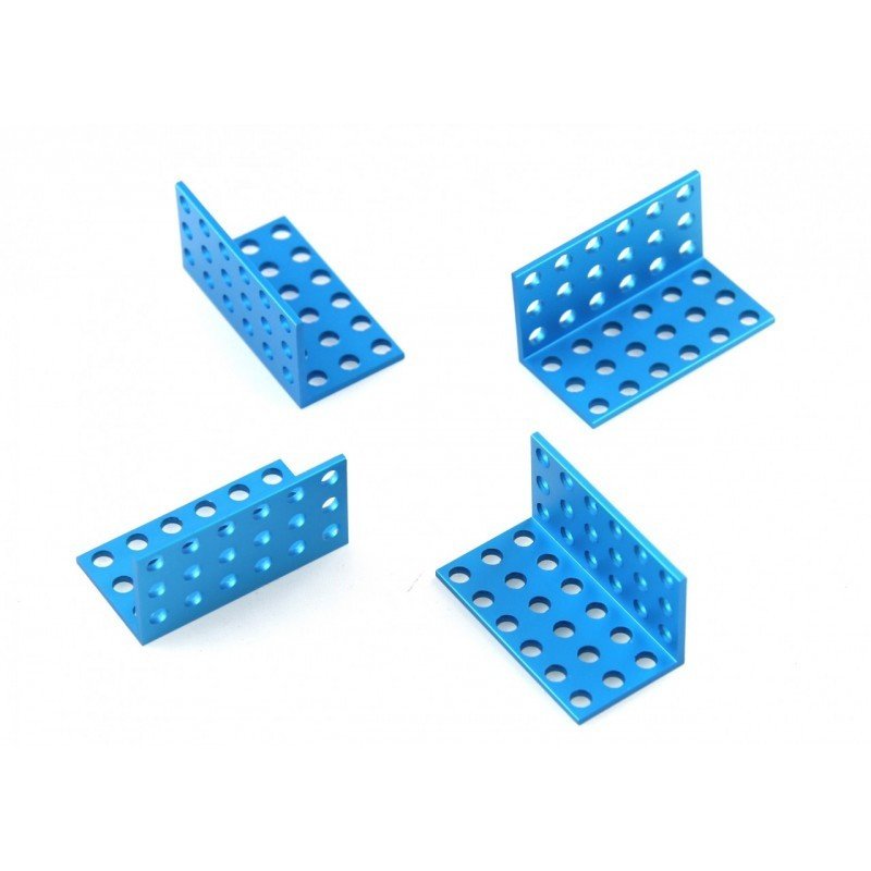 MakeBlock - rukojeť 3x6 - modrá - 4 ks.