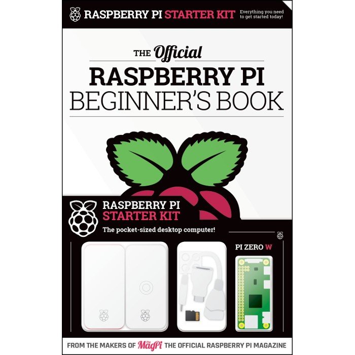 Kniha pro začátečníky Raspberry Pi - oficiální průvodce + sada Raspberry Pi Zero W.