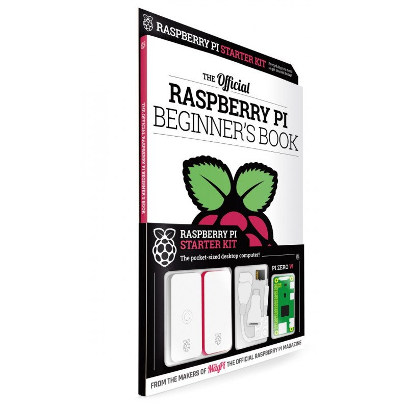 Kniha pro začátečníky Raspberry Pi - oficiální průvodce + sada Raspberry Pi Zero W.