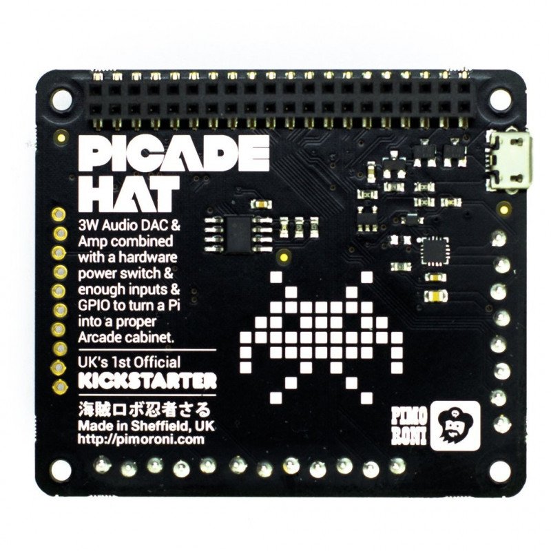 Picade HAT - retro konzole - štít pro Raspberry Pi