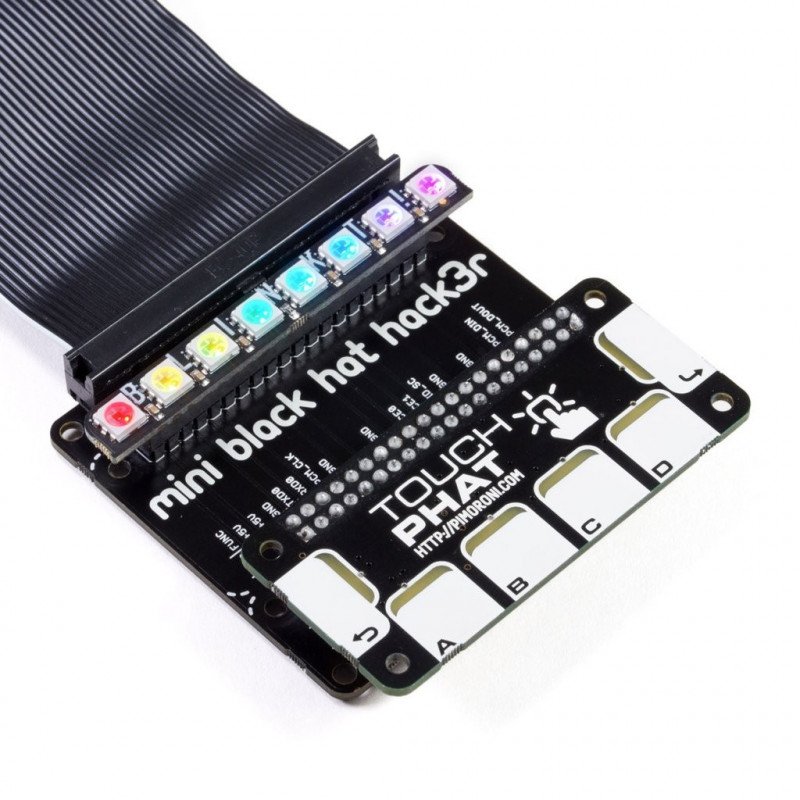 Mini Black HAT Hack3r - štít pro Raspberry Pi - sestaven