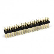 Male goldpin strip 2x20 2,54mm rastr pro Raspberry Pi - bez pájení