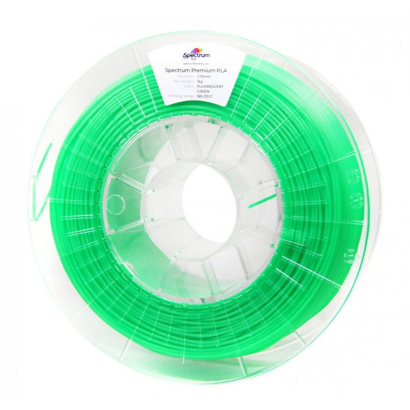 Vlákno Spectrum PLA 1,75mm 1kg - fluorescenční zelená