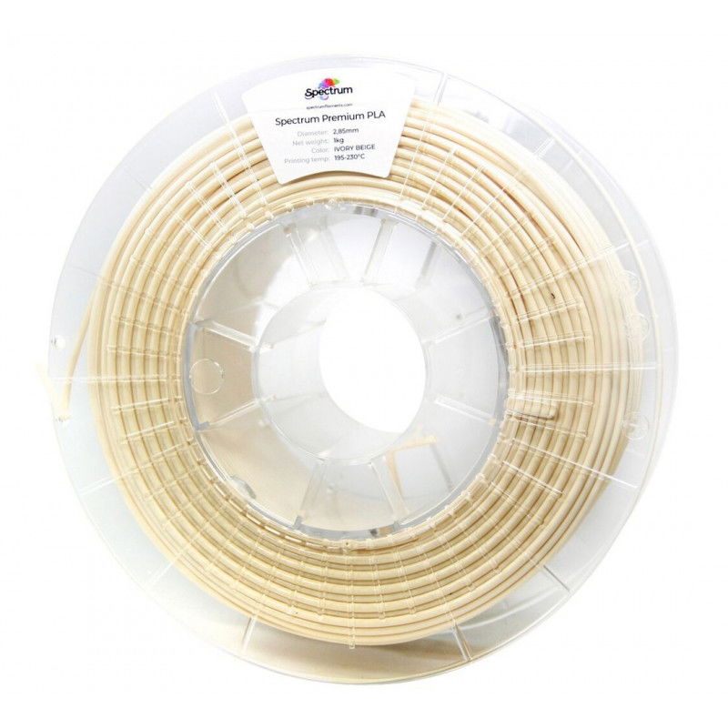 Vlákno Spectrum PLA 2,85mm 1kg - slonovinová béžová