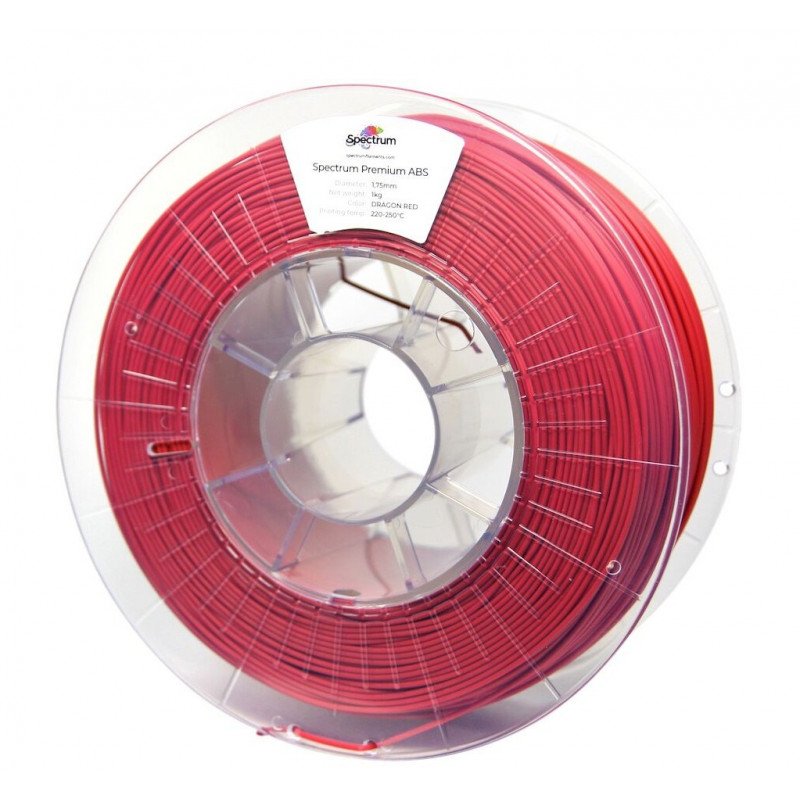 Filament Spectrum ABS 1.75mm 1kg - Dragon Red