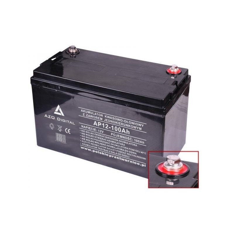 Zdroj nepřerušitelného napájení UPS + AVR 12V Sinus-500Pro 12V / 230V 500VA + baterie 12V / 100Ah VRLA AGM