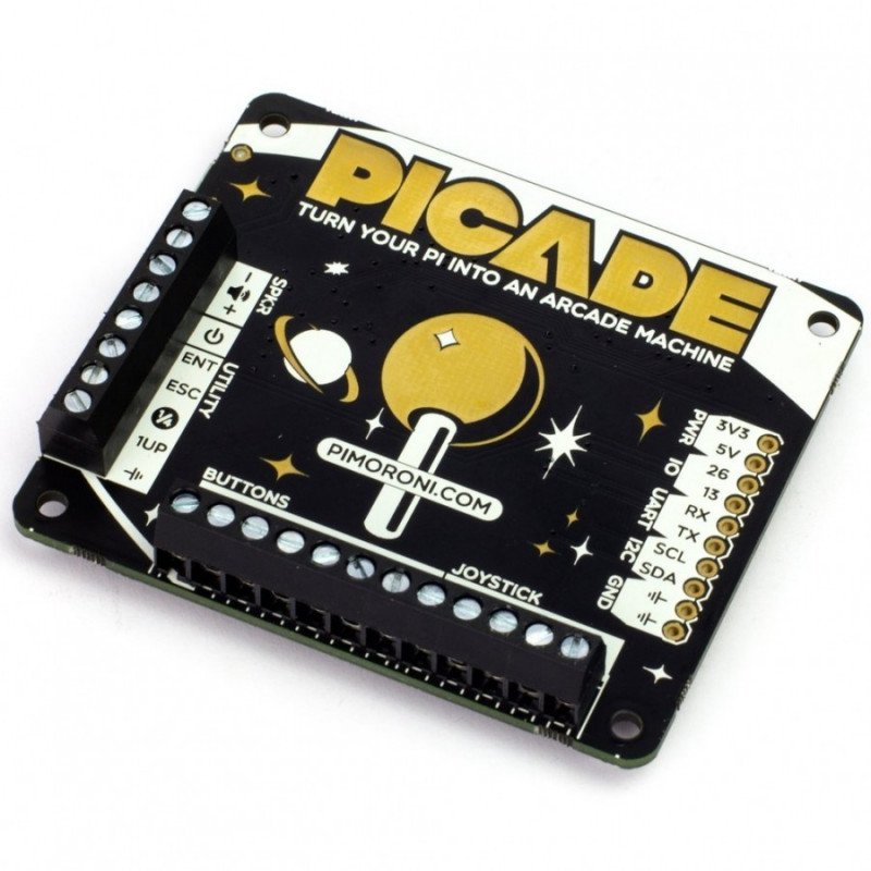 Sada Picade - retro konzole - překrytí pro příslušenství Raspberry Pi +