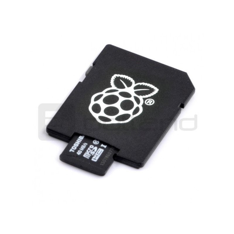 Startovací sada Raspberry Pi 3 B + WiFi + červené a bílé pouzdro + originální napájecí zdroj + karta microSD