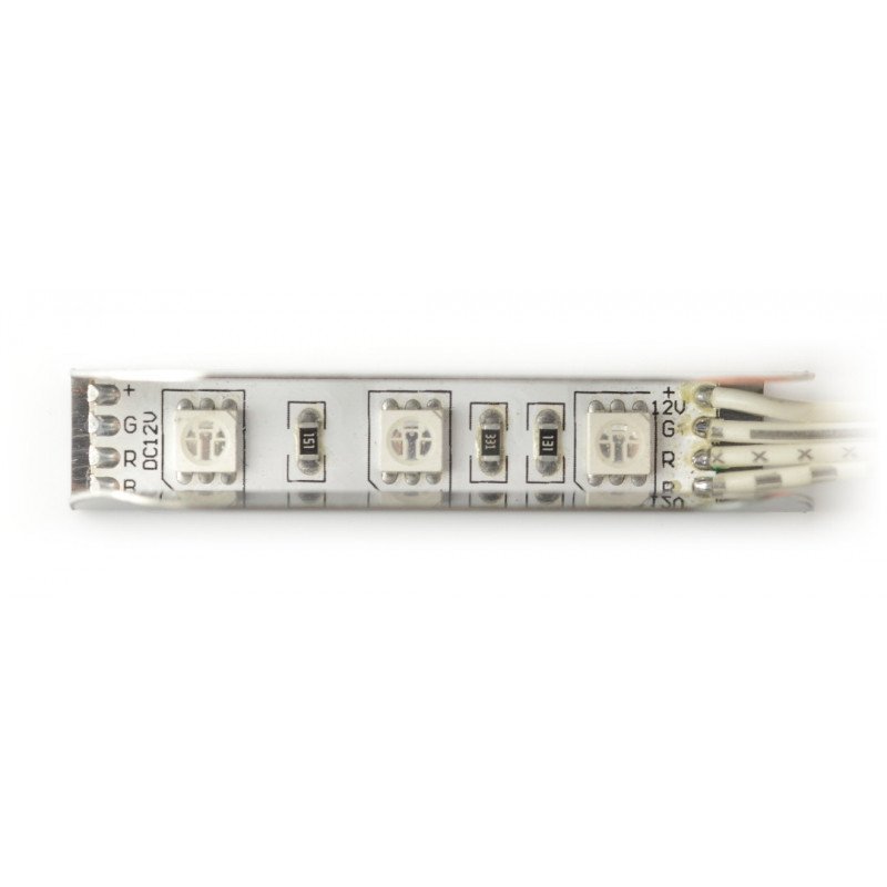 LED osvětlení polic NSS60 - 3 LED, RGB - 12V / 0,72W - nerezová ocel