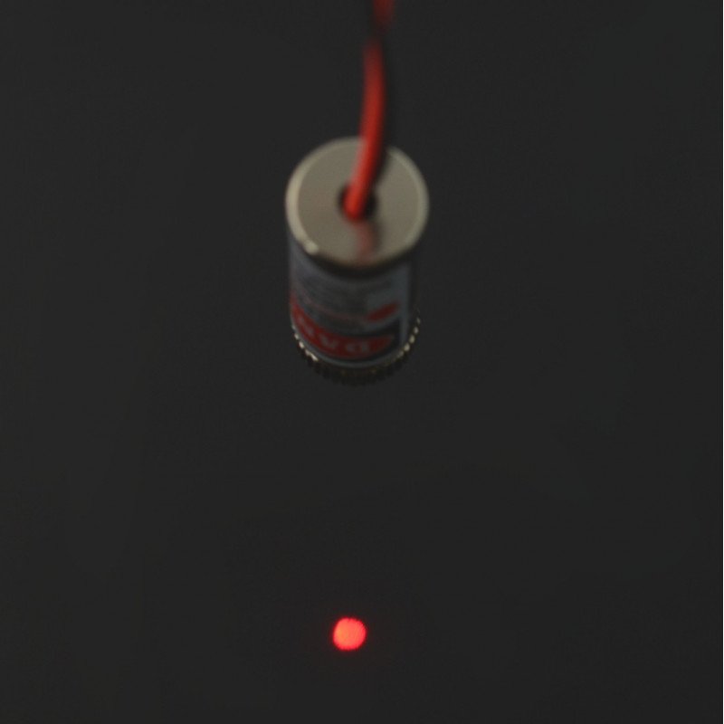 5mW červená 5V laserová dioda - tečka