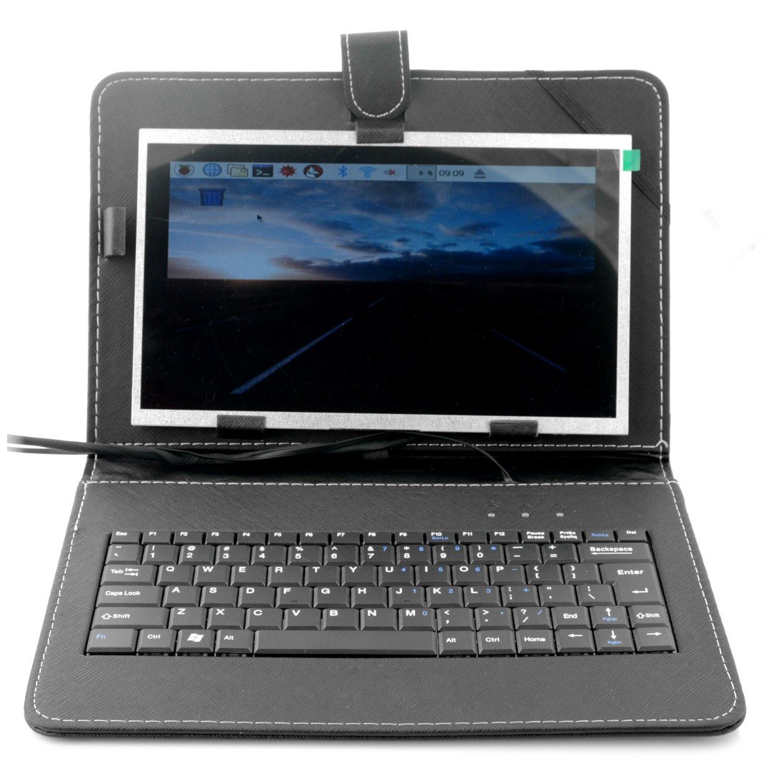 LCD TFT 10,1 '' 1024x600px pro Raspberry Pi 3/2 / B + - pouzdro + klávesnice + myš + napájecí zdroj