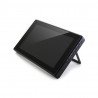 IPS LCD kapacitní dotyková obrazovka 7 '' (H) 1024x600px HDMI + USB pro Raspberry Pi 3B + / 3B / 2B / Zero černé pouzdro - zdjęcie 1