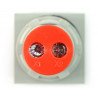 Digitální voltmetr - LED 30x30mm - 500VAC - červený - zdjęcie 3