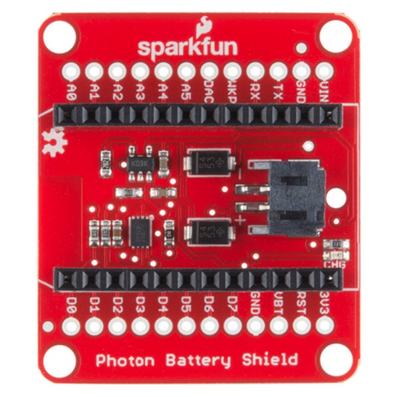 Štítek baterie SparkFun Photon