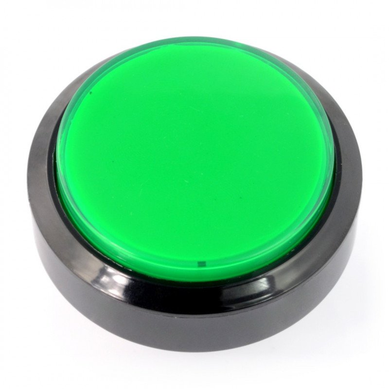 Tlačítko 6cm - zelené - ploché