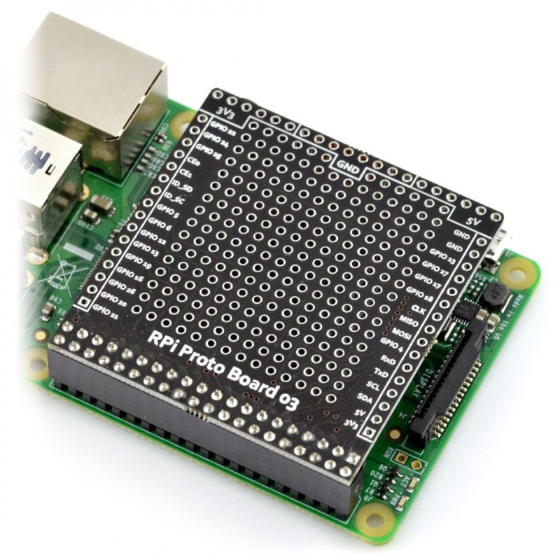 Deska prototypu THT - Raspberry Pi B +