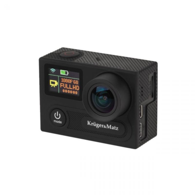 Černá sportovní kamera Kruger & Matz 4K - KM0198