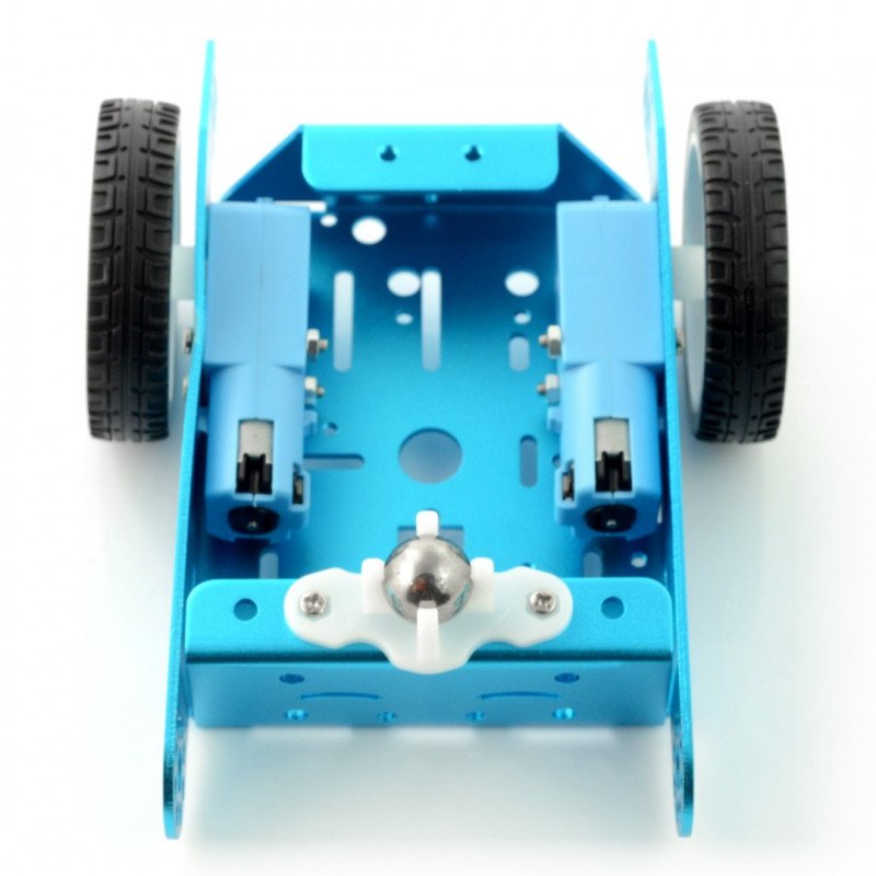 Modrý podvozek 2WD 2kolový kovový robotický podvozek s motorovým pohonem