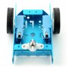 Modrý podvozek 2WD 2kolový kovový robotický podvozek s motorovým pohonem - zdjęcie 3