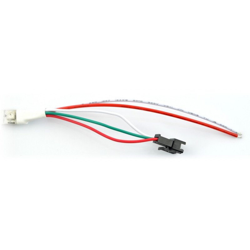RGBW LED pás SK6812 - digitální, adresovaný - IP65 144 LED / m, 43,2 W / m, 5V - 1m