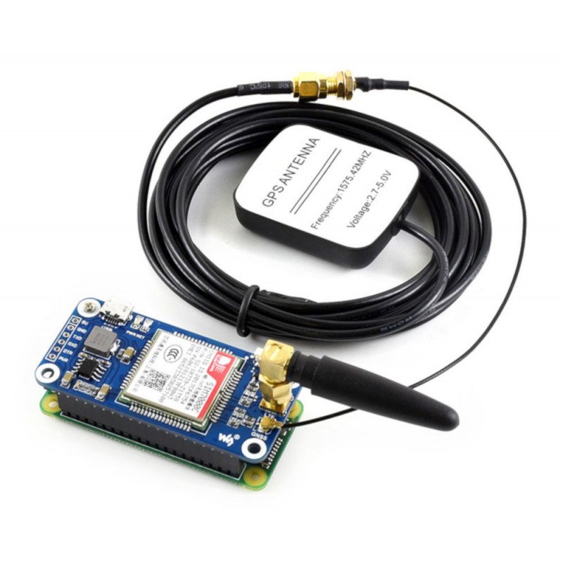 Waveshare Shield NB-IoT / LTE / GPRS / GPS SIM7000E - štít pro Raspberry Pi 3B + / 3B / 2B / Zero *