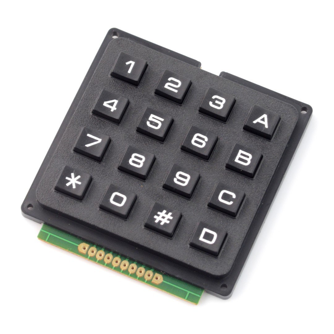 Numerická klávesnice + ABCD - 16 kláves