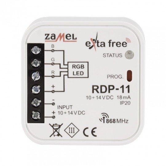 Exta Free - bezdrátový ovladač RGB - RDP-11