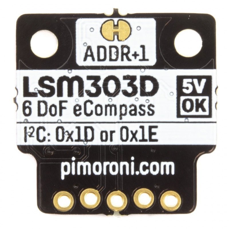 Pimoroni LSM303D - 3osý akcelerometr a I2C magnetometr