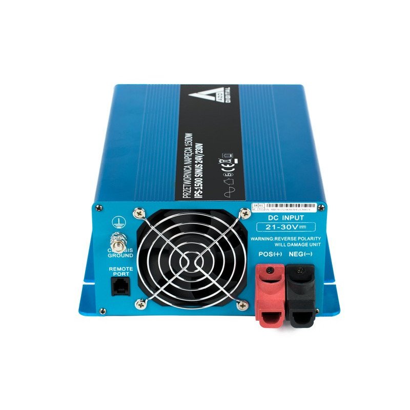 Převodník napětí AZO Digital 24 VDC / 230 VAC SINUS IPS-1500S 1500W