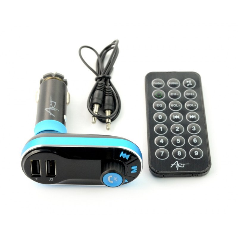 FM vysílač do auta - ART BT-10 - USB, SD, LCD 1,4 ''