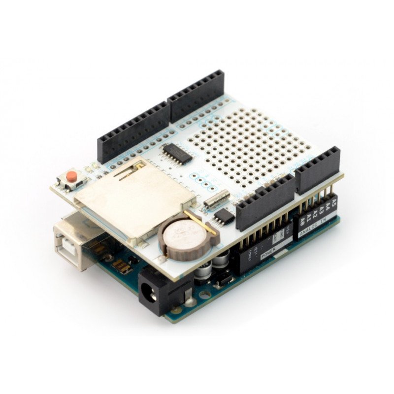 Štít DataLogger se čtečkou karet SD pro Arduino - Velleman VMA202