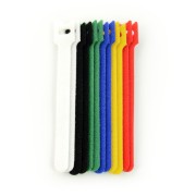 Organizér kabelů - suchý zip 12mm x 15cm - různé barvy - 12 ks