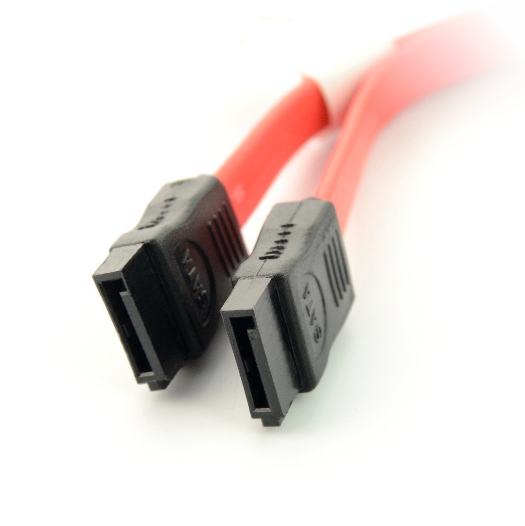 Kabel SATA Data III (6 GB / s) M / M 50 cm - červený