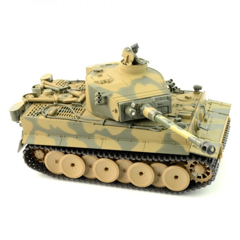 RC tank na dálkové ovládání - German Tiger - 1:24