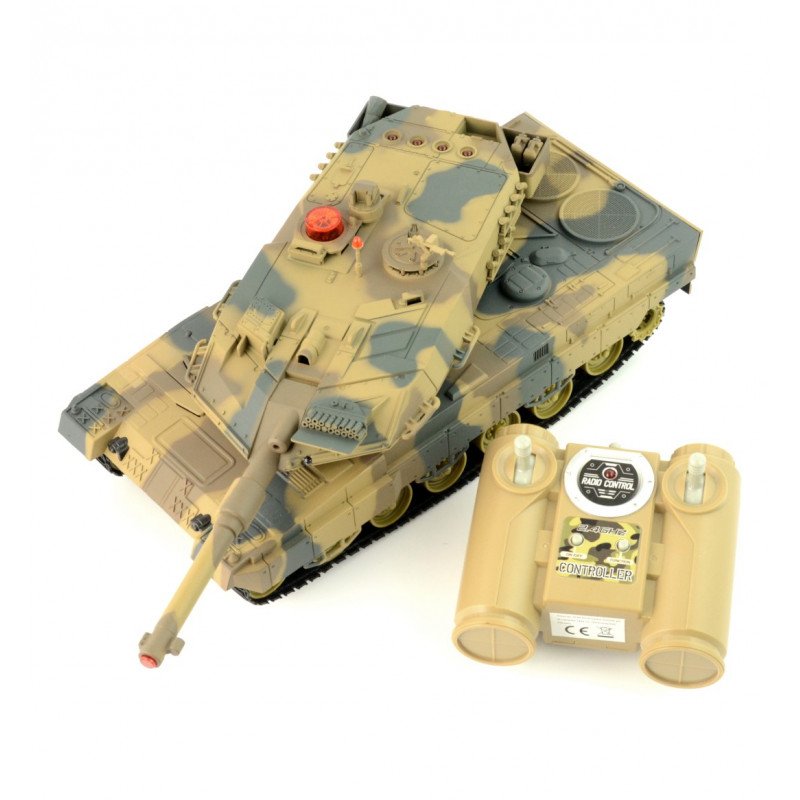 RC tank dálkově ovládaný - Leopard - 1:18