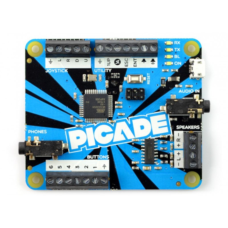 Picade PCB - modul s 3W zesilovačem - kompatibilní s Arduino