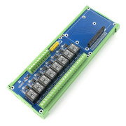 HAT pro RPI s reléovým modulem 8 kanálů s optoizolací - kontakty 5A / 250VAC / 30VDC - cívka 5V