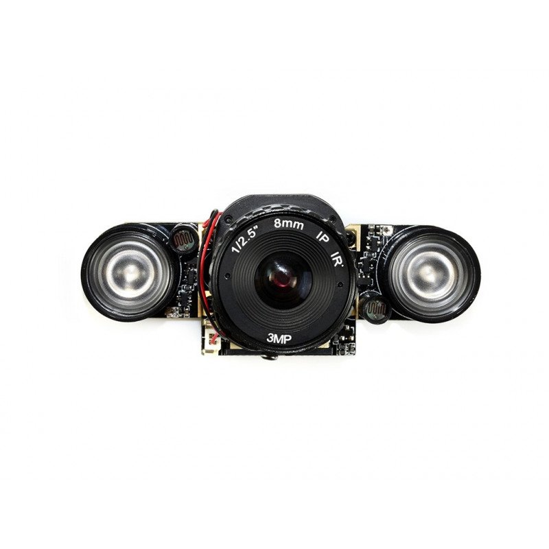 Waveshare Camera HD IR-CUT OV5647 5Mpx (B) - IR den / noc pro Raspberry Pi + IR moduly