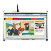 LCD TFT 10,1 '' 1024x600px odporová dotyková obrazovka pro Raspberry Pi 3/2 / B +